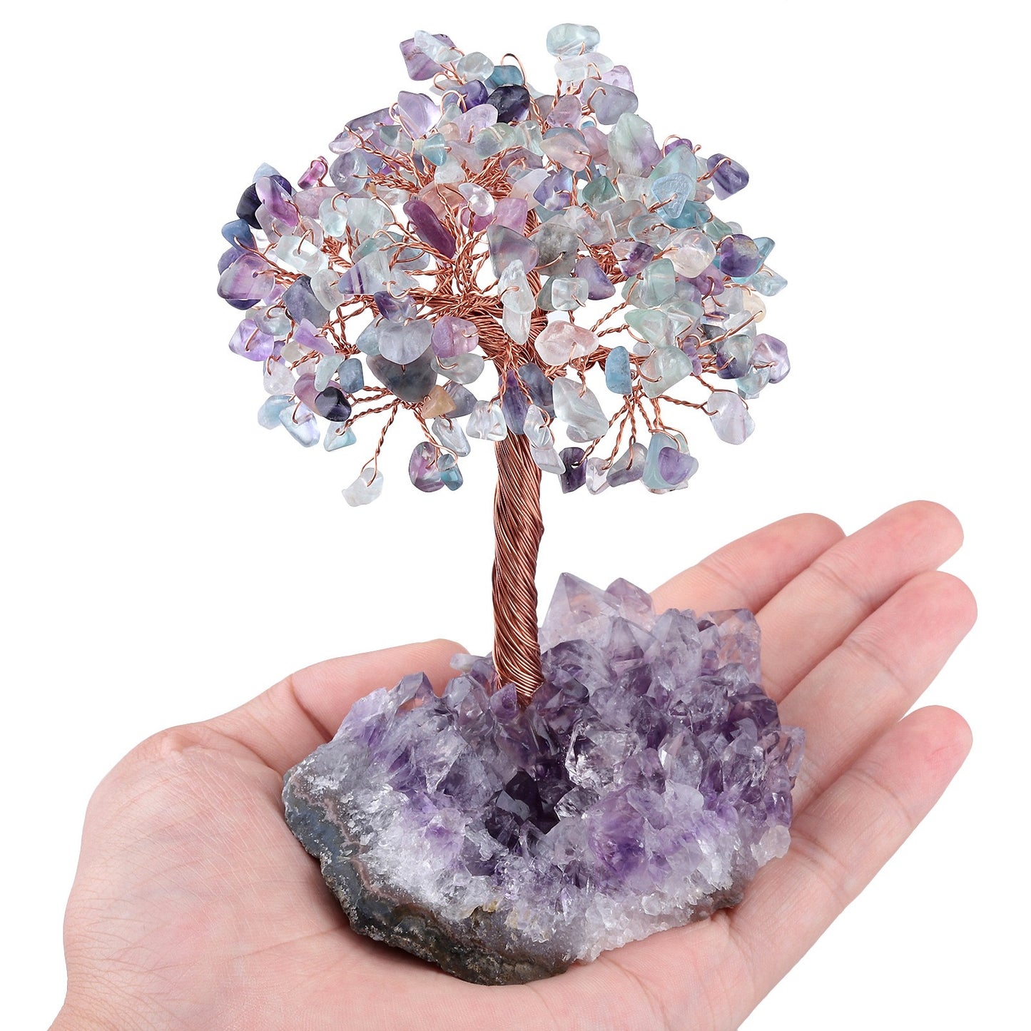 SenseGlo Crystal Money Tree: Attract Abundance and Positive Energy