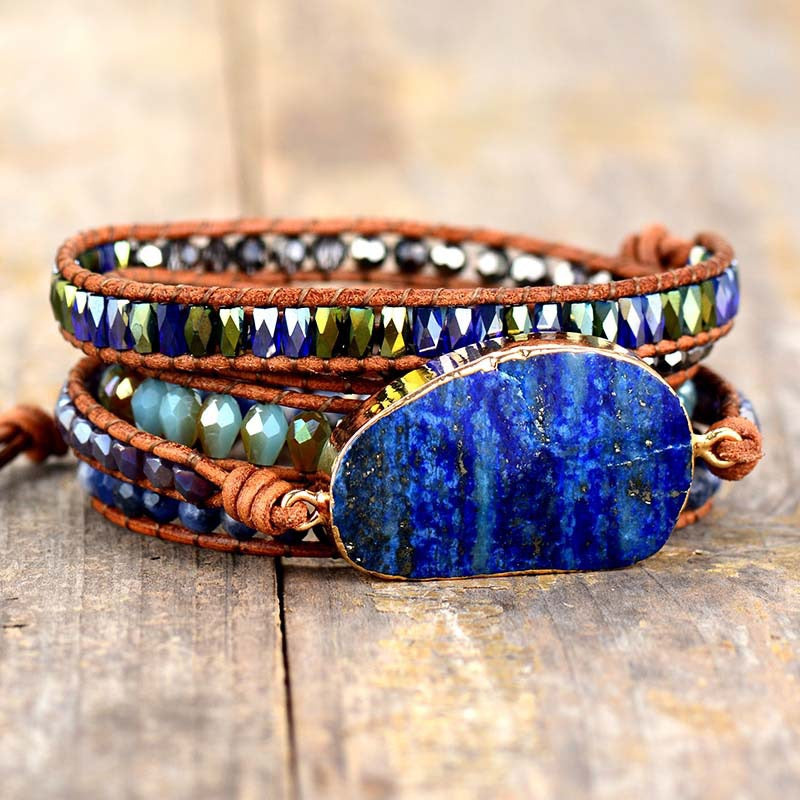 Inner Truth Lapis Wrap Bracelet | I See & I Speak