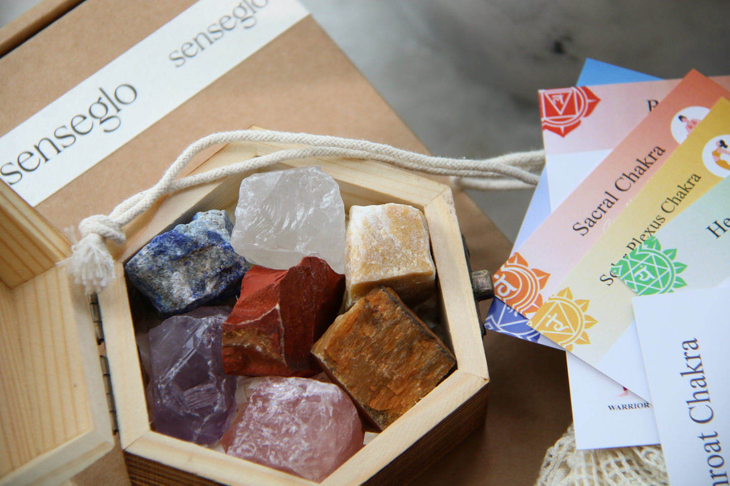 7 Chakra Crystal Set |Crystal Daily Ritual Kit | Premium Raw Crystal Healing Stones