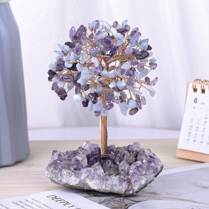 SenseGlo Crystal Money Tree: Attract Abundance and Positive Energy
