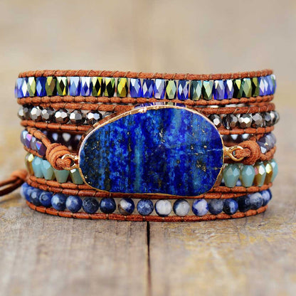 Inner Truth Lapis Wrap Bracelet | I See & I Speak