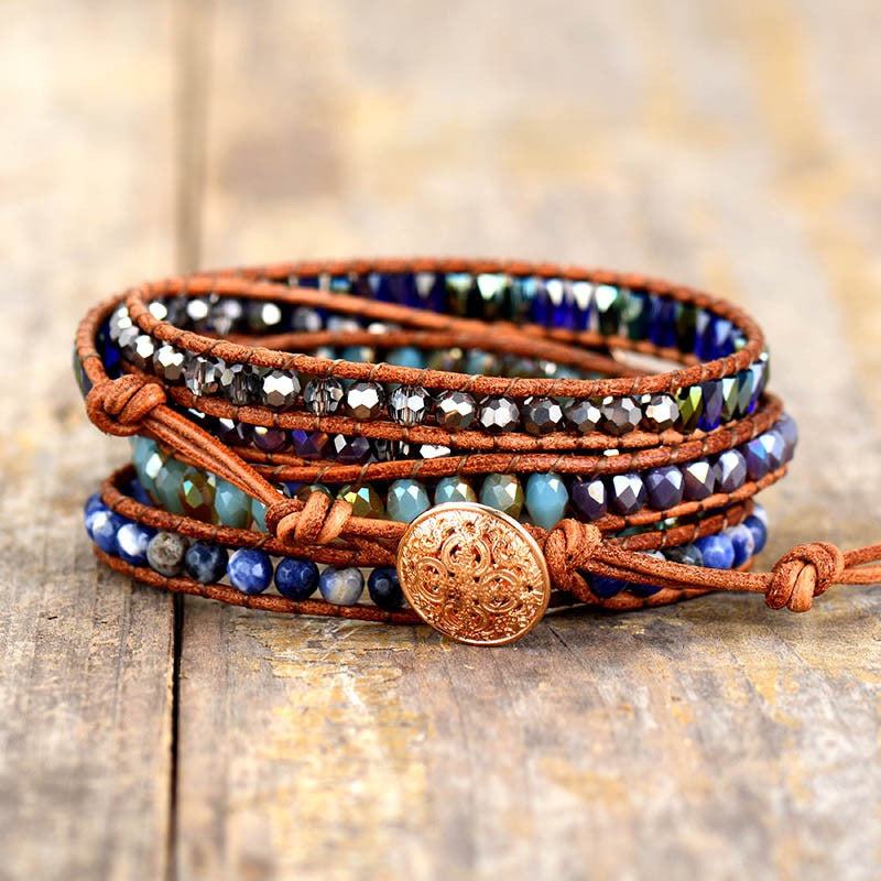 Inner Truth Lapis Wrap Bracelet | I See & I Speak