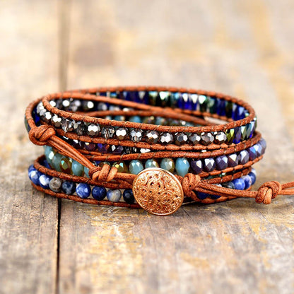 Inner Truth Lapis Wrap Bracelet | I See & I Speak