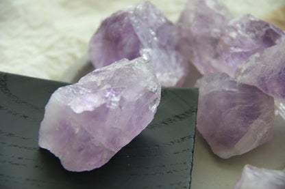 Authentic Raw Amythest Crystals for Energy Balancing | Hand-Selected Healing Stones