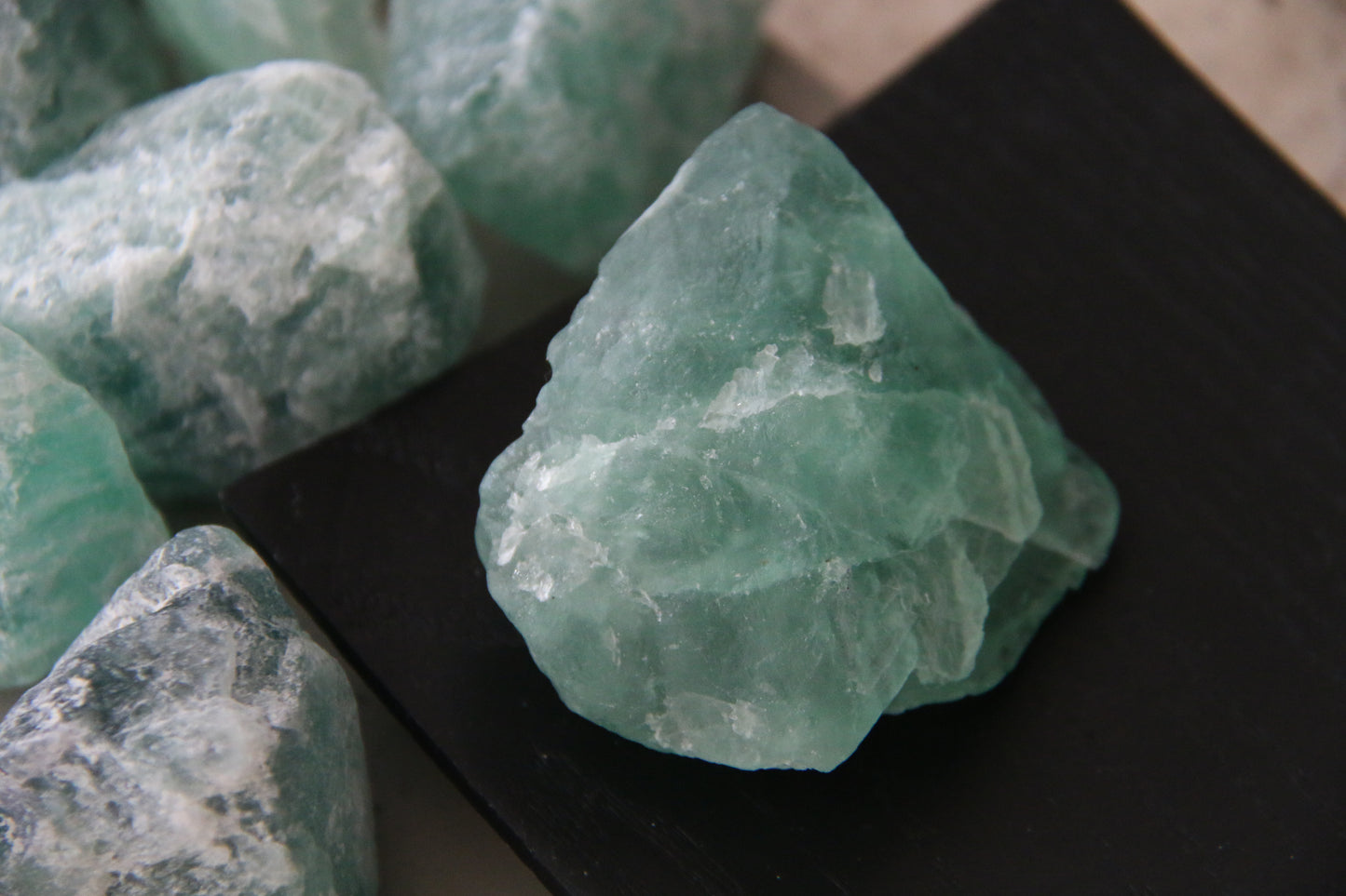 Natural Green Fluorite Raw Crystal | Hand-Selected & Authentic Healing Gemstones