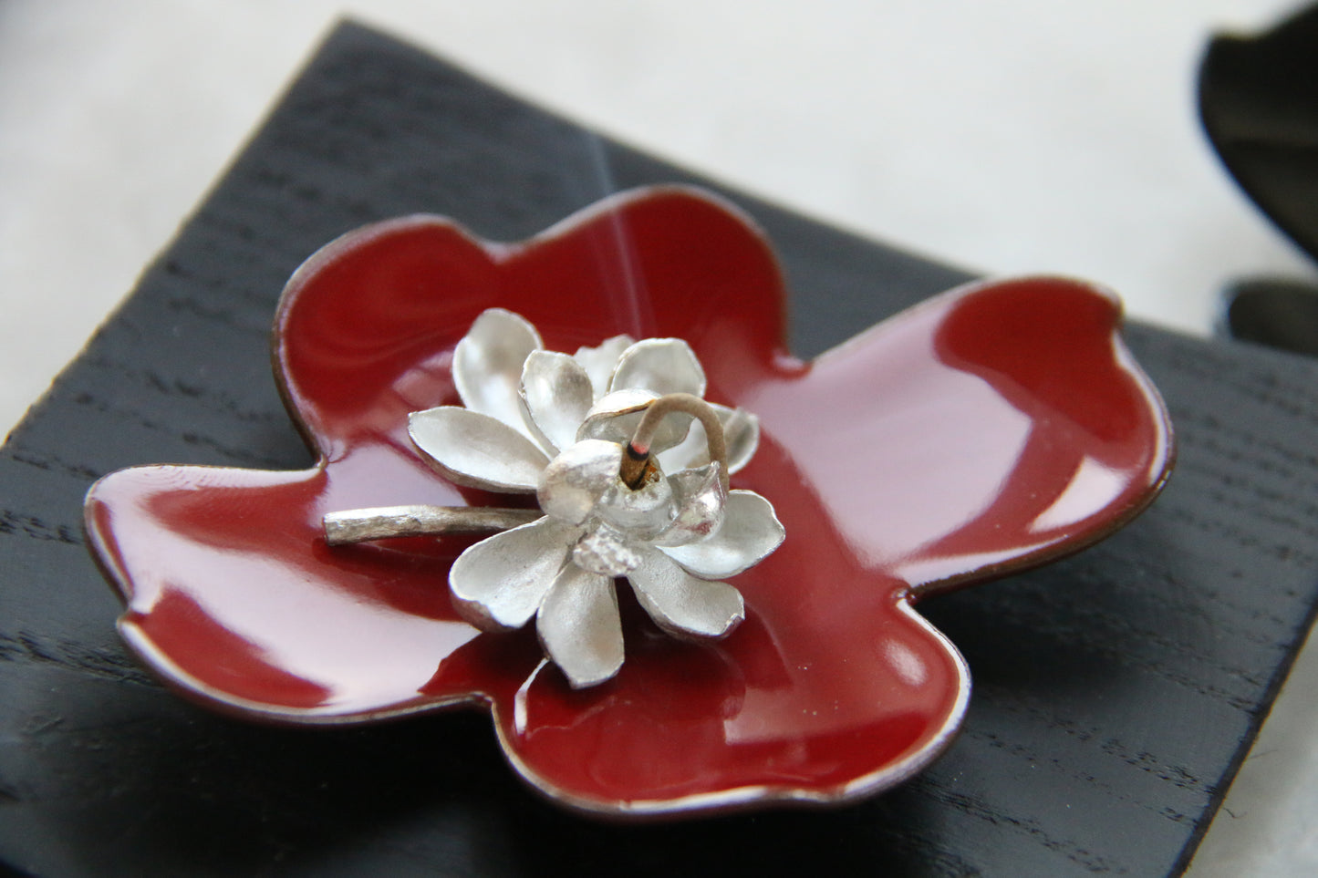 Lotus Incense Burner | Gift-Wrapped | Handmade Silver Brass Incense Holder