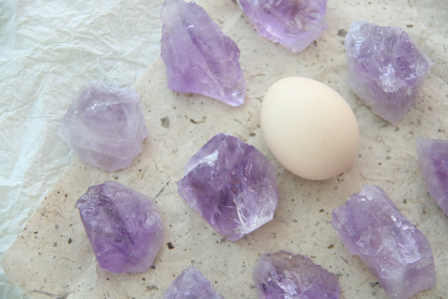 Authentic Raw Amythest Crystals for Energy Balancing | Hand-Selected Healing Stones