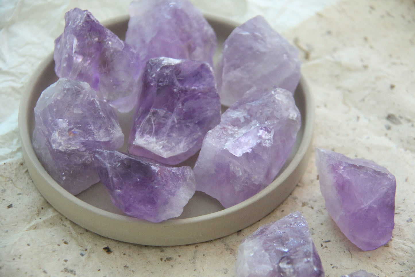 Authentic Raw Amythest Crystals for Energy Balancing | Hand-Selected Healing Stones