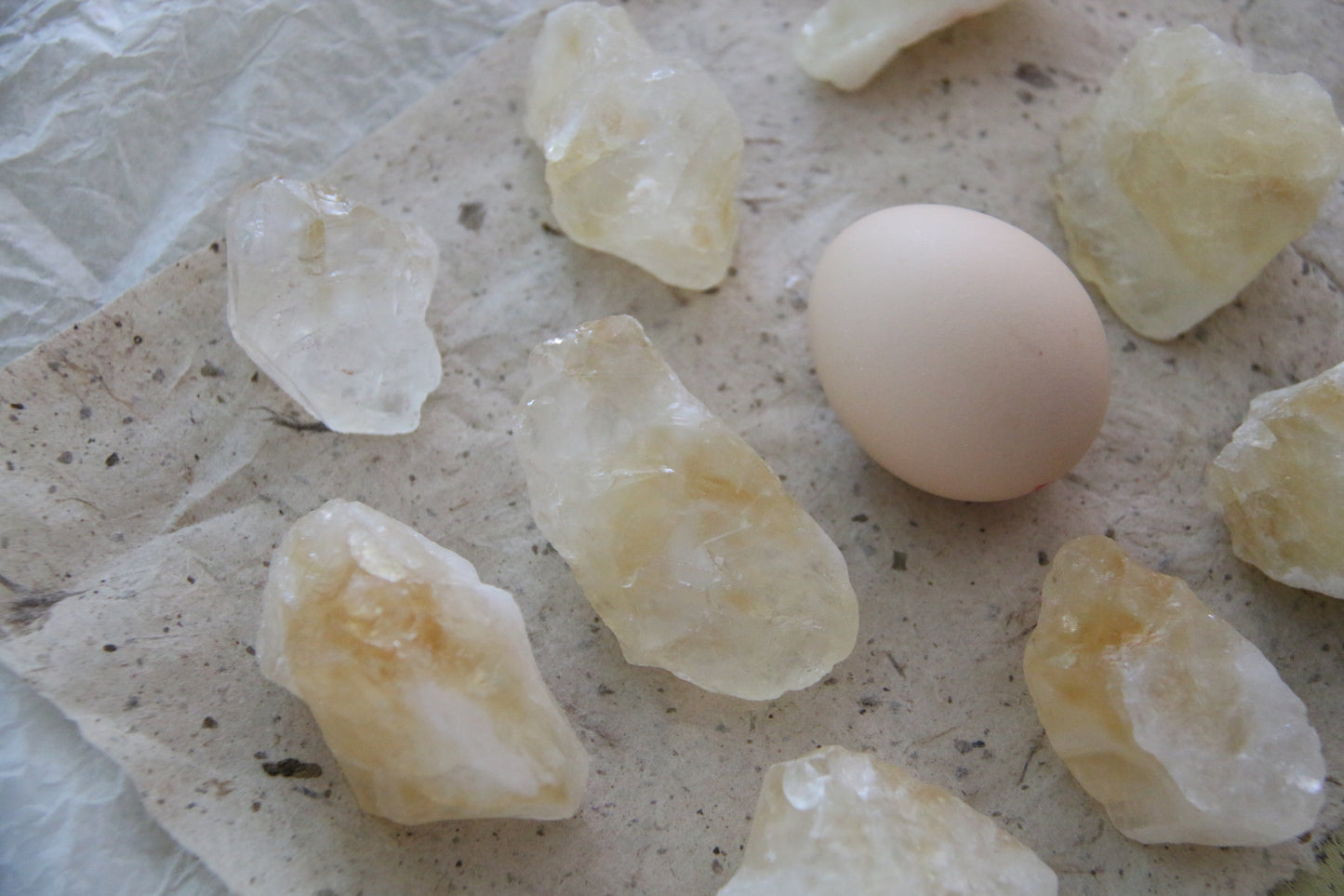 Hand Selected Yellow Citrine Raw Crystals | Perfect for Energy & Healing Rituals