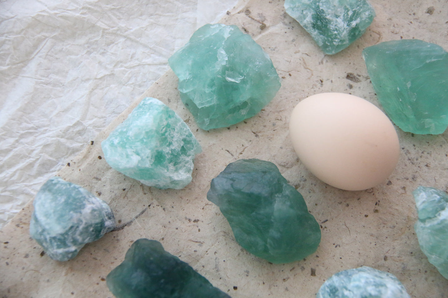 Natural Green Fluorite Raw Crystal | Hand-Selected & Authentic Healing Gemstones