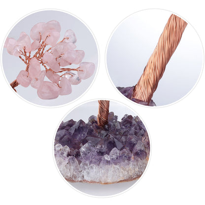 SenseGlo Crystal Money Tree: Attract Abundance and Positive Energy