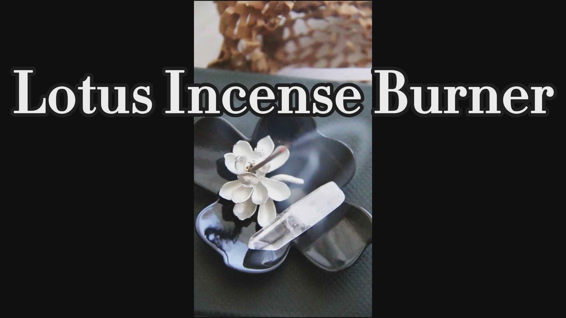 Load video: lotus-incense-burner-senseglo